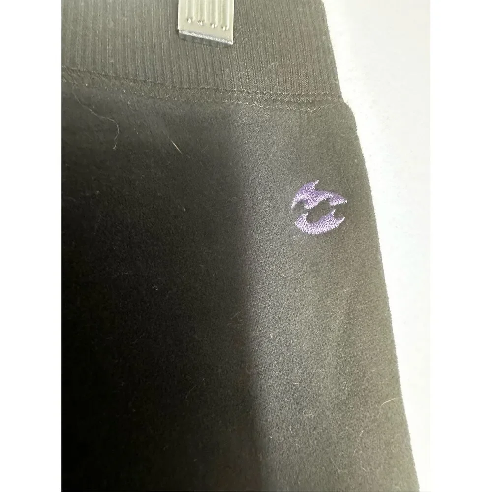 Billabong by Bilie Girls Black Sports Fleece Embroidered Logo 2 pockets Sz 16Y